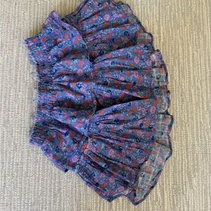 Loveshackfancy Ruffle Mini Skirt XS